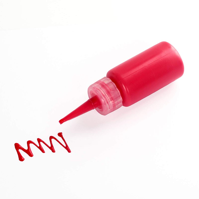 Falling in Art 1oz Needle Tip Squeeze Bottle, Precision Tip Applicator Bottle with a Funnel for Small Gluing Projects, Acrylic Painting, 6 Pack - Image 2